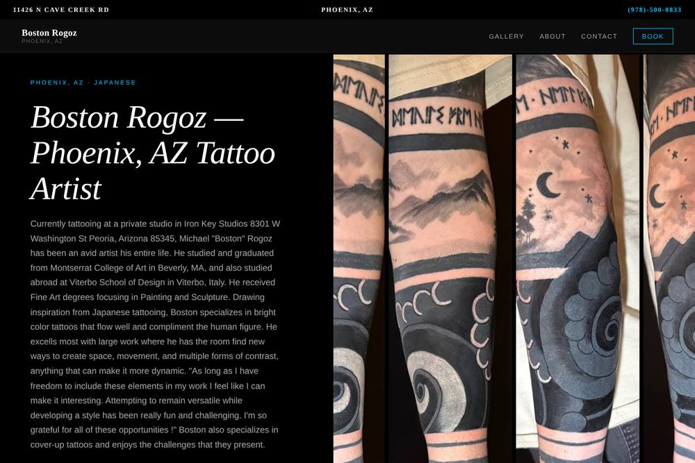 Boston Rogoz Tattoo
